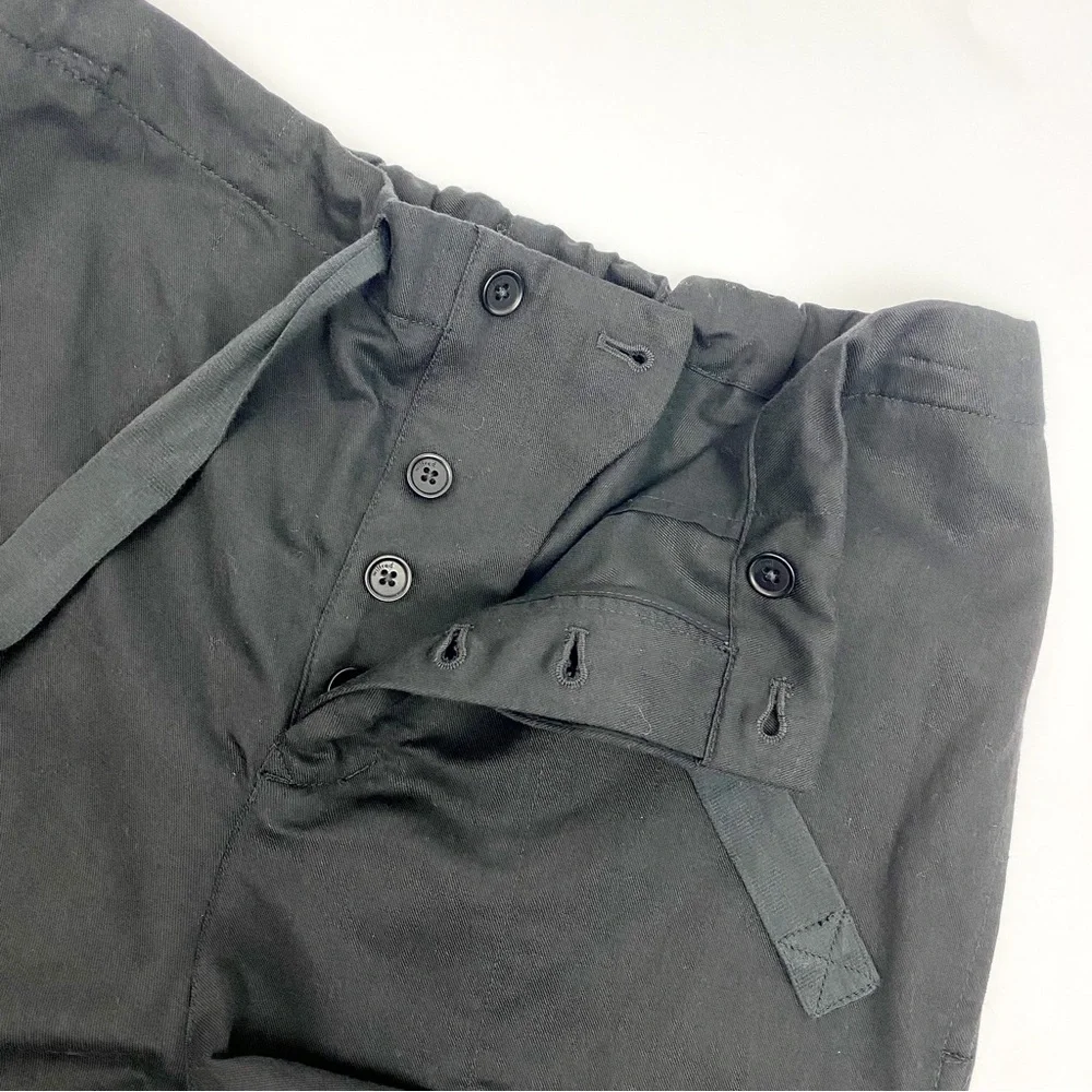 Aritzia X Wilfred Free Emmack Linen Cotton Belted High Rise Tapered Pant Trouser